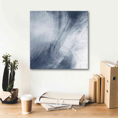 Image of 'Earth as Art: Whirlpool Clouds' Canvas Wall Art,18 x 18