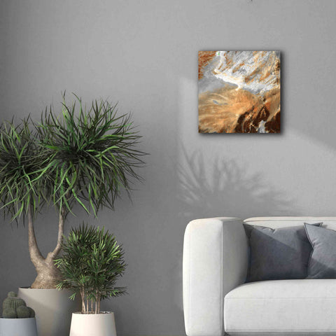 Image of 'Earth as Art: Algerian Sahara,' Canvas Wall Art,18 x 18