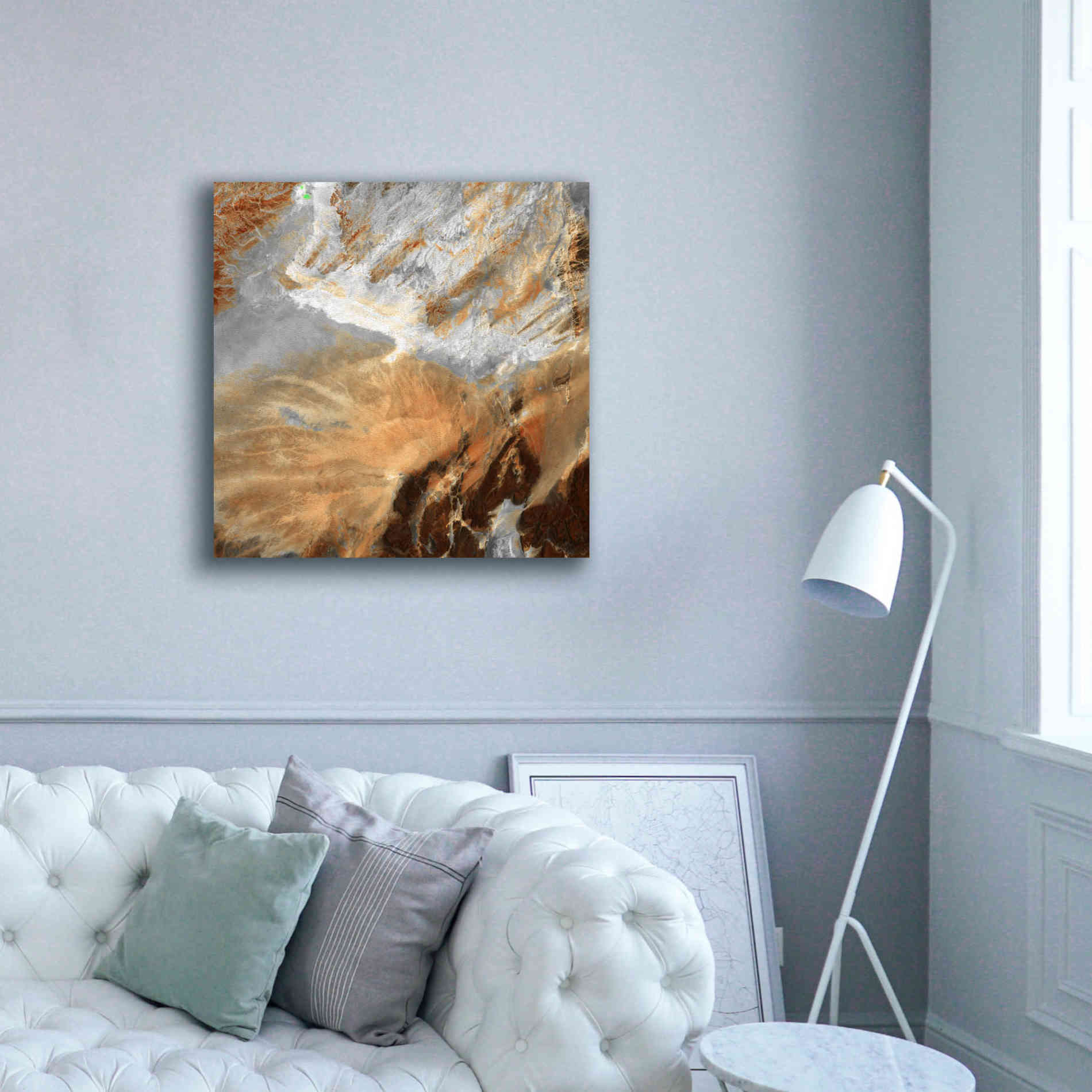 'Earth as Art: Algerian Sahara,' Canvas Wall Art,37 x 37