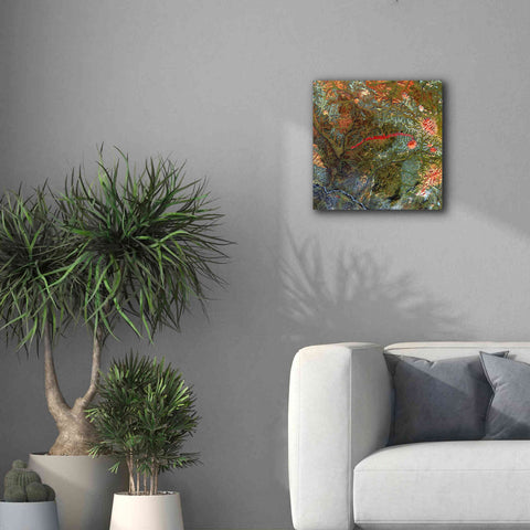 Image of 'Earth as Art: Anyuyskiy Volcano,' Canvas Wall Art,18 x 18