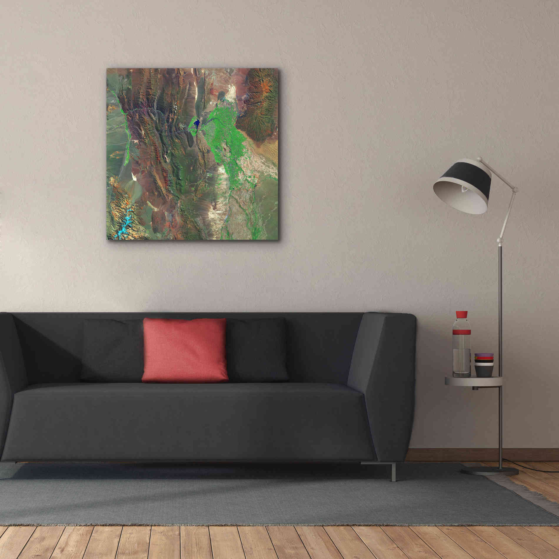 'Earth as Art: Barreal Blanco,' Canvas Wall Art,37 x 37