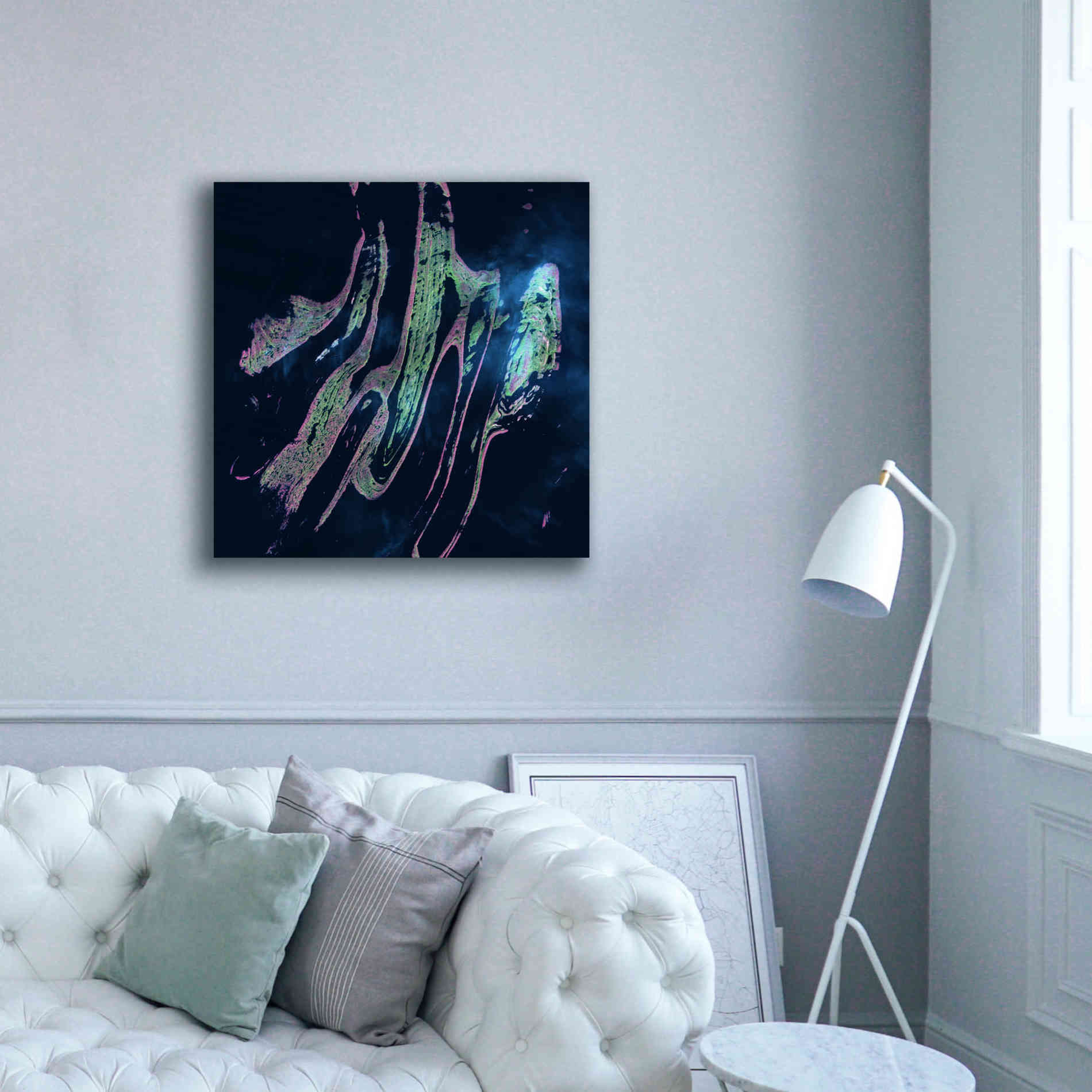 'Earth as Art: Belcher Islands,' Canvas Wall Art,37 x 37