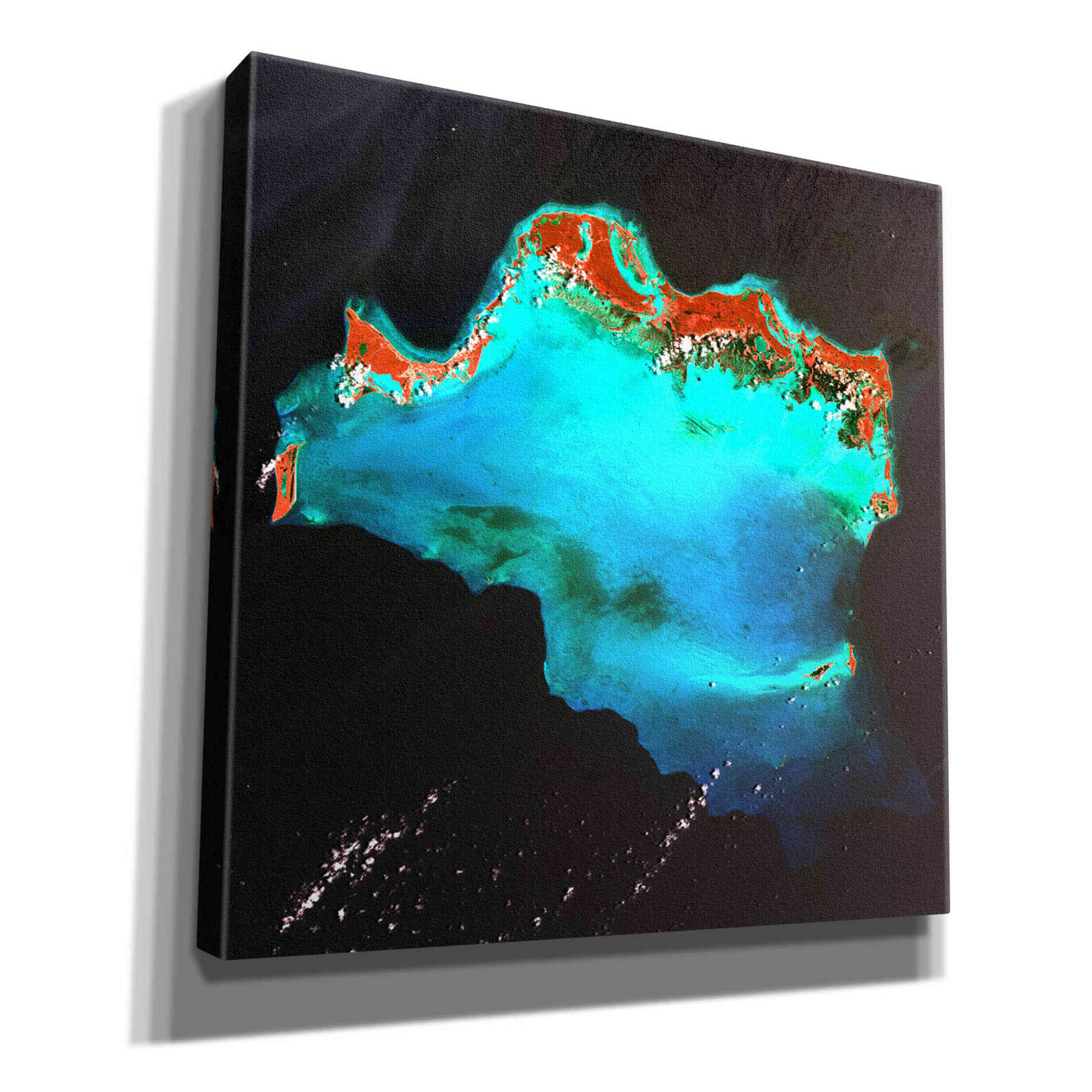 'Earth as Art: Caribbean Luxury,' Canvas Wall Art