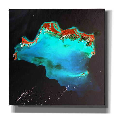 Image of 'Earth as Art: Caribbean Luxury,' Canvas Wall Art
