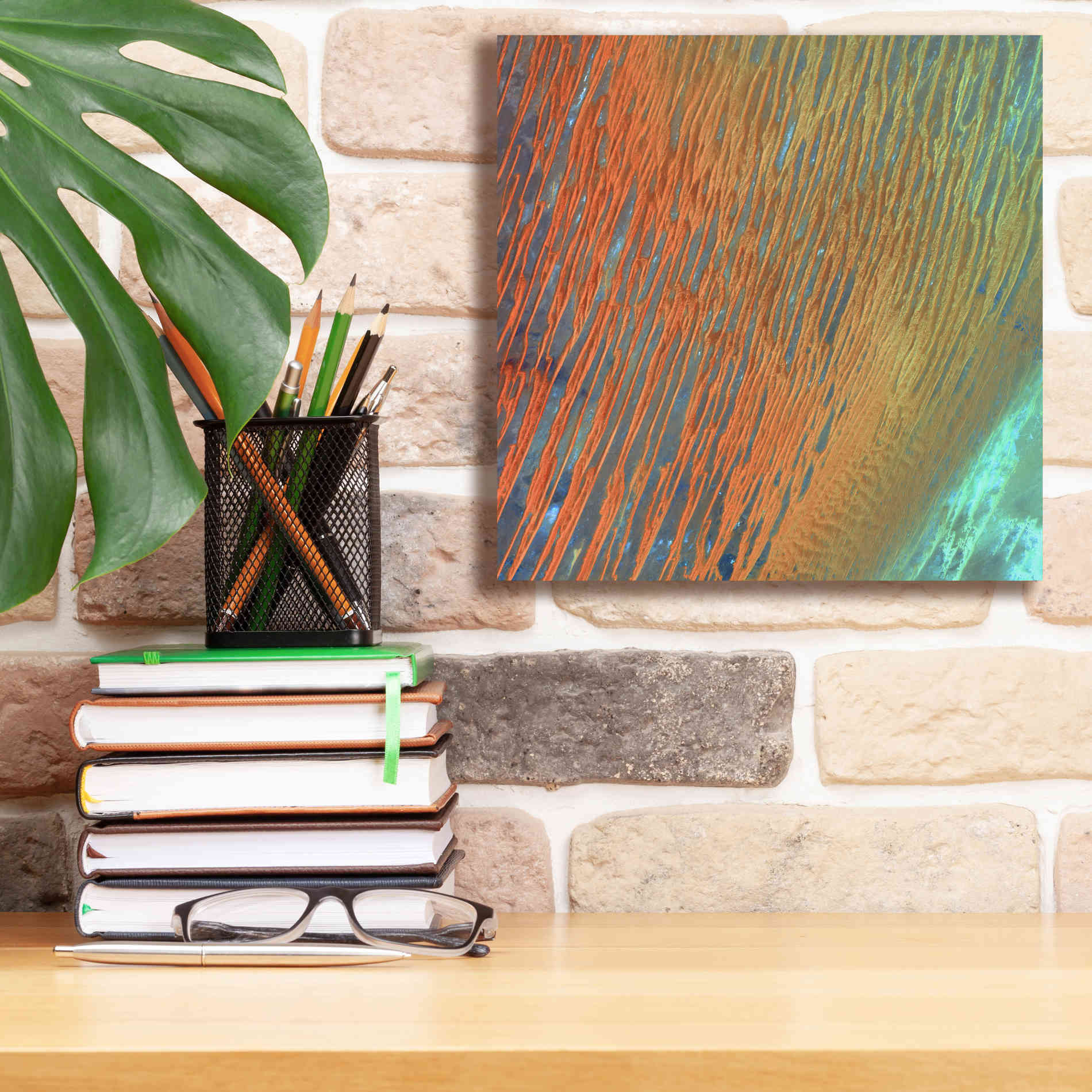 'Earth as Art: Desert Patterns,' Canvas Wall Art,12 x 12