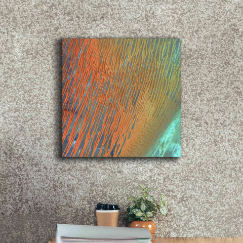 Image of 'Earth as Art: Desert Patterns,' Canvas Wall Art,18 x 18