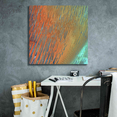 Image of 'Earth as Art: Desert Patterns,' Canvas Wall Art,26 x 26