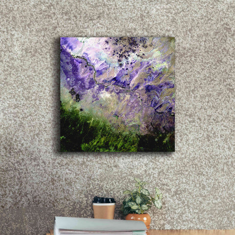 Image of 'Earth as Art: Desert to Forest,' Canvas Wall Art,18 x 18