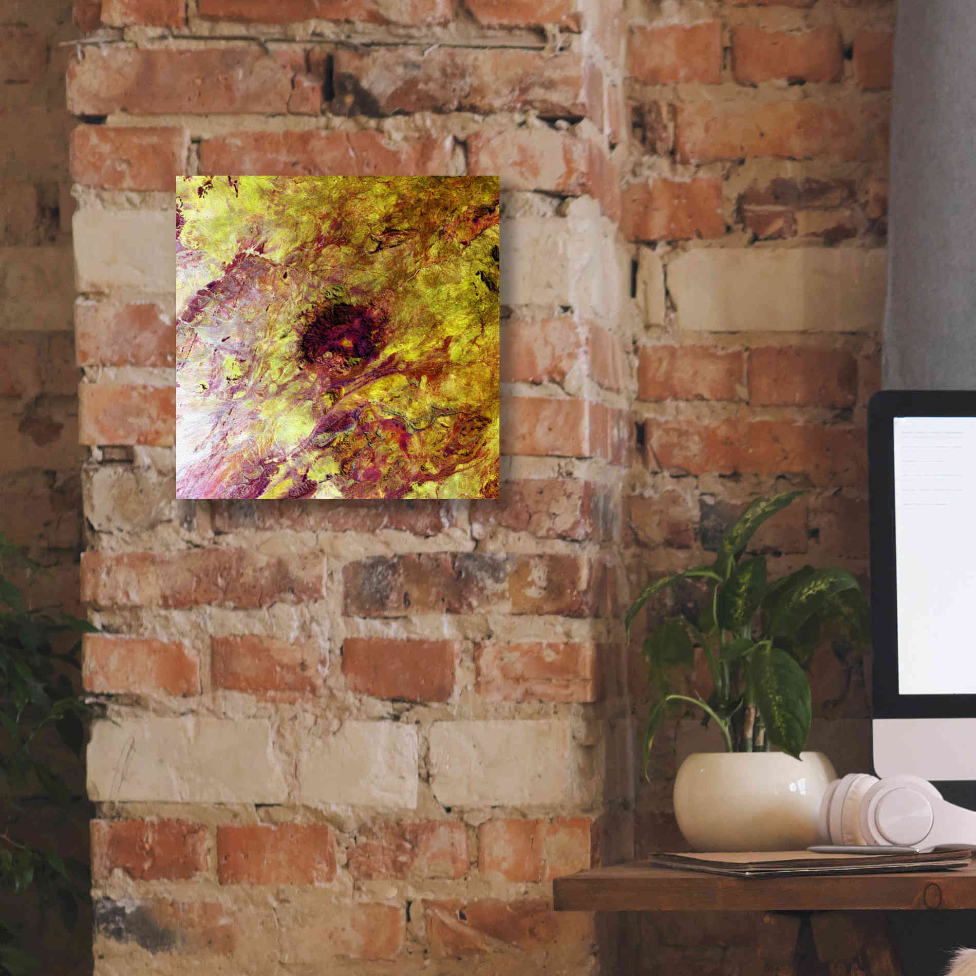 'Earth as Art: Erongo Massif,' Canvas Wall Art,12 x 12