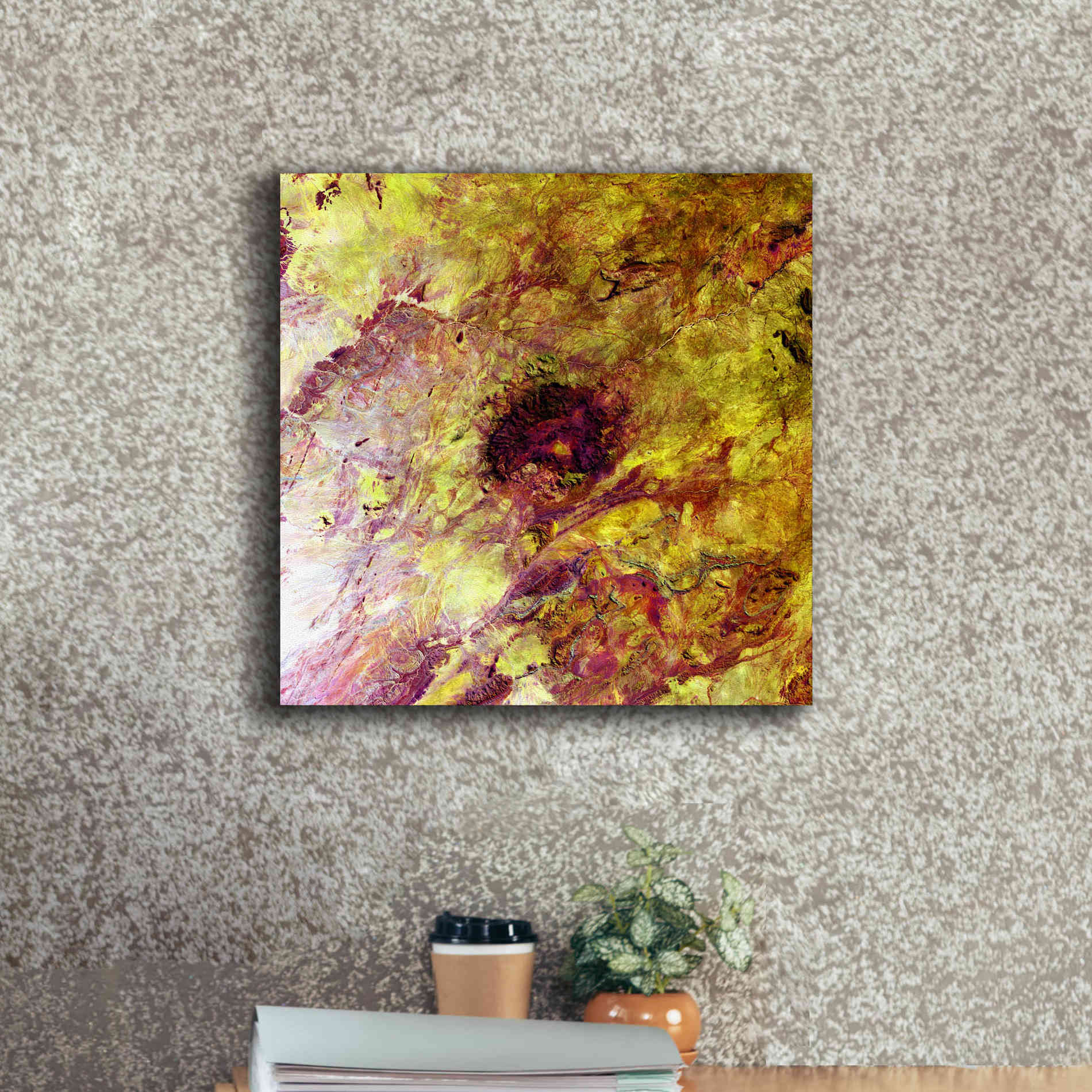 'Earth as Art: Erongo Massif,' Canvas Wall Art,18 x 18