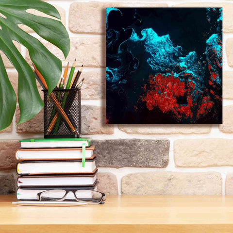 Image of 'Earth as Art: Ghostly Ice,' Canvas Wall Art,12 x 12