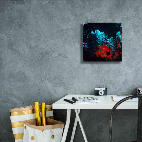 Image of 'Earth as Art: Ghostly Ice,' Canvas Wall Art,12 x 12
