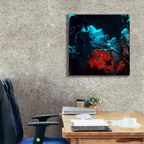 Image of 'Earth as Art: Ghostly Ice,' Canvas Wall Art,26 x 26