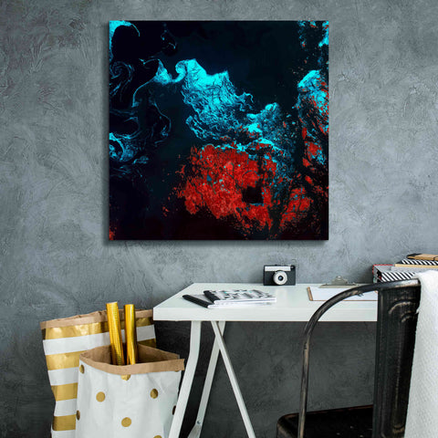 Image of 'Earth as Art: Ghostly Ice,' Canvas Wall Art,26 x 26