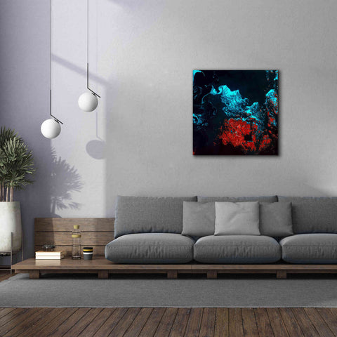 Image of 'Earth as Art: Ghostly Ice,' Canvas Wall Art,37 x 37