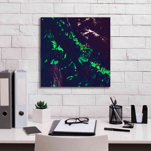 'Earth as Art: Great Barrier Reef,' Canvas Wall Art,18 x 18