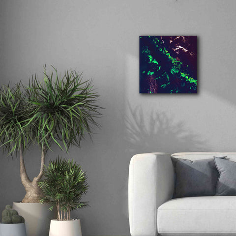 Image of 'Earth as Art: Great Barrier Reef,' Canvas Wall Art,18 x 18