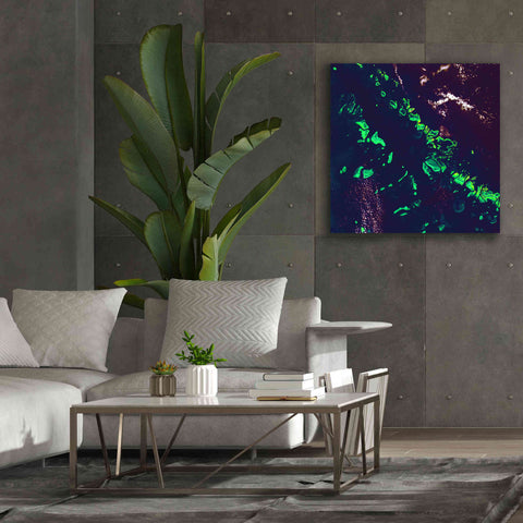 Image of 'Earth as Art: Great Barrier Reef,' Canvas Wall Art,37 x 37