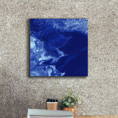 Image of 'Earth as Art: Ice Stars,' Canvas Wall Art,18 x 18