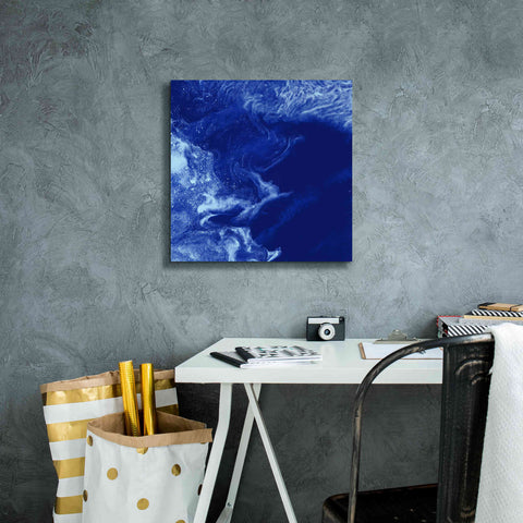 Image of 'Earth as Art: Ice Stars,' Canvas Wall Art,18 x 18