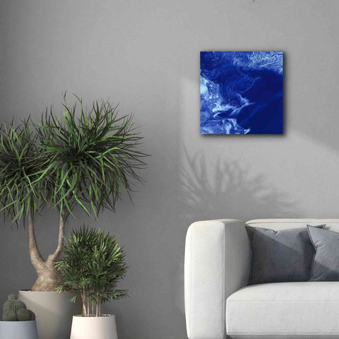 Image of 'Earth as Art: Ice Stars,' Canvas Wall Art,18 x 18