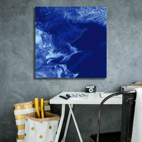 Image of 'Earth as Art: Ice Stars,' Canvas Wall Art,26 x 26