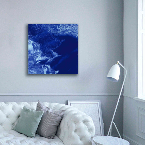 Image of 'Earth as Art: Ice Stars,' Canvas Wall Art,37 x 37