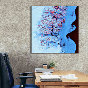 'Earth as Art: Ice Waves,' Canvas Wall Art,37 x 37