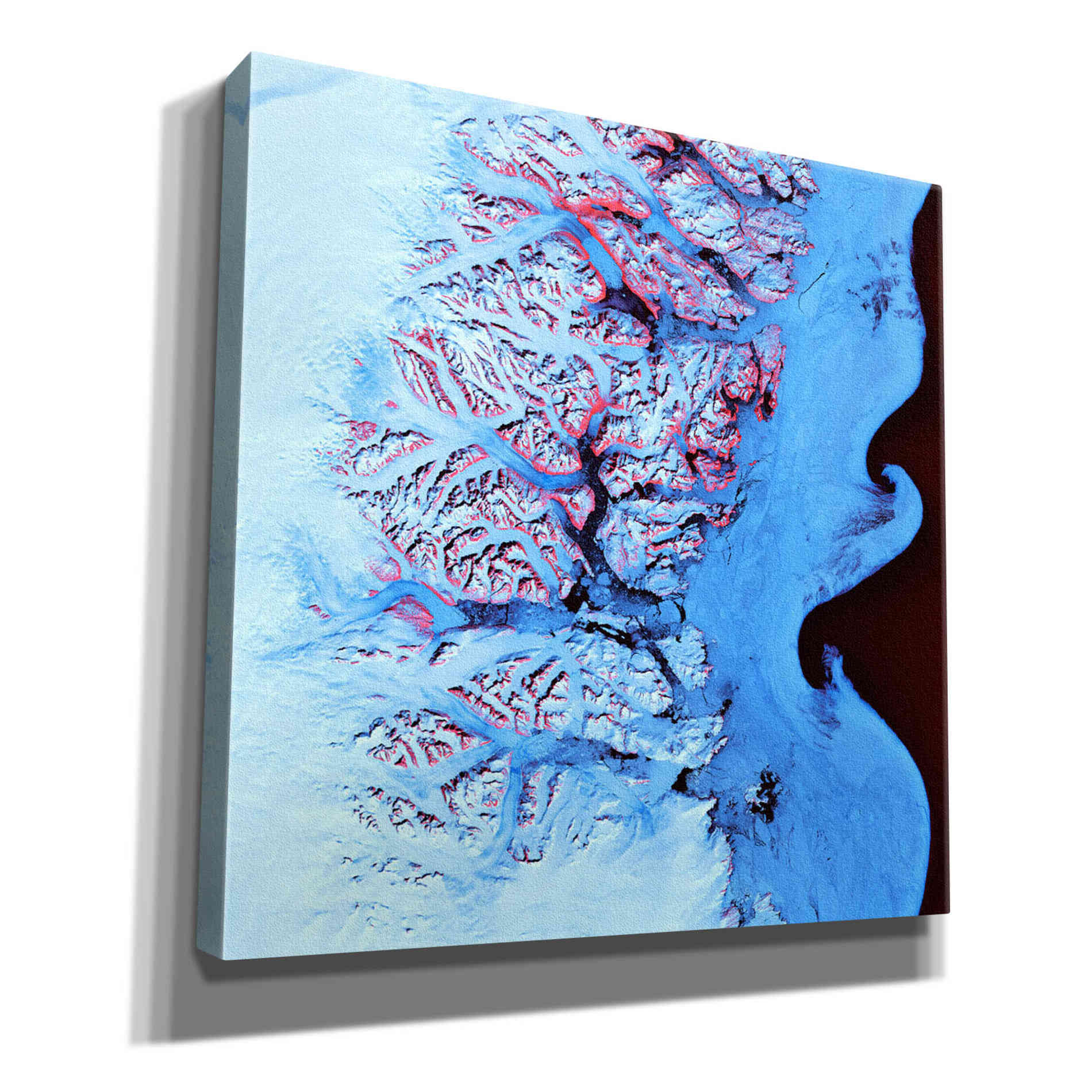 'Earth as Art: Ice Waves,' Canvas Wall Art