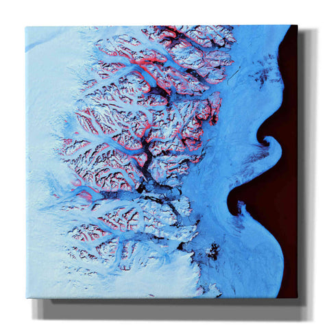 Image of 'Earth as Art: Ice Waves,' Canvas Wall Art