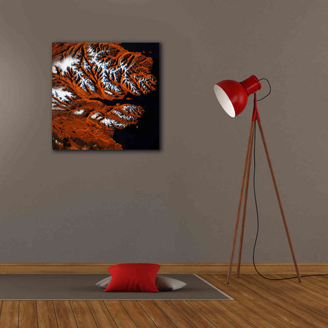Image of 'Earth as Art: Icelandic Tiger,' Canvas Wall Art,26 x 26