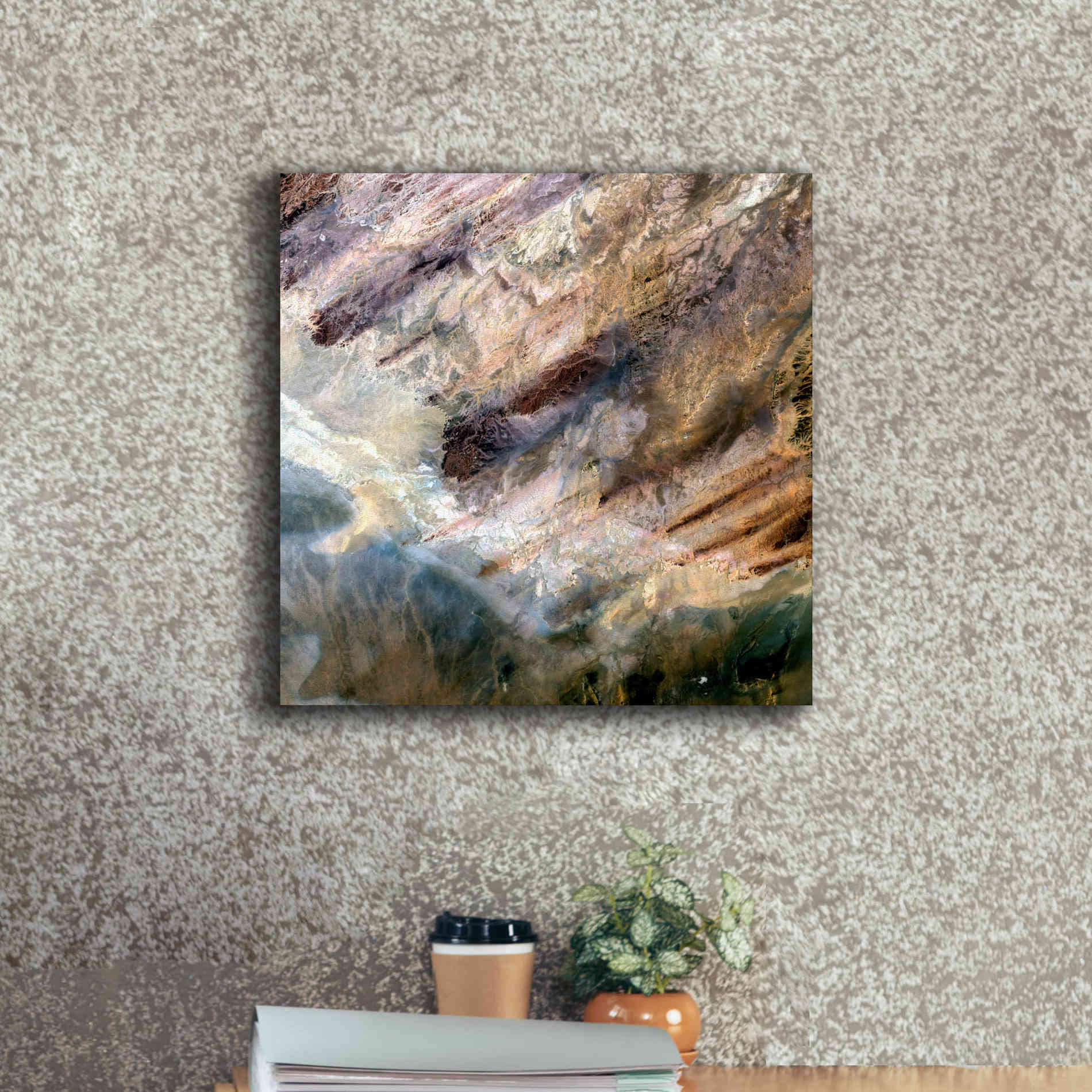 'Earth as Art: Impact,' Canvas Wall Art,18 x 18