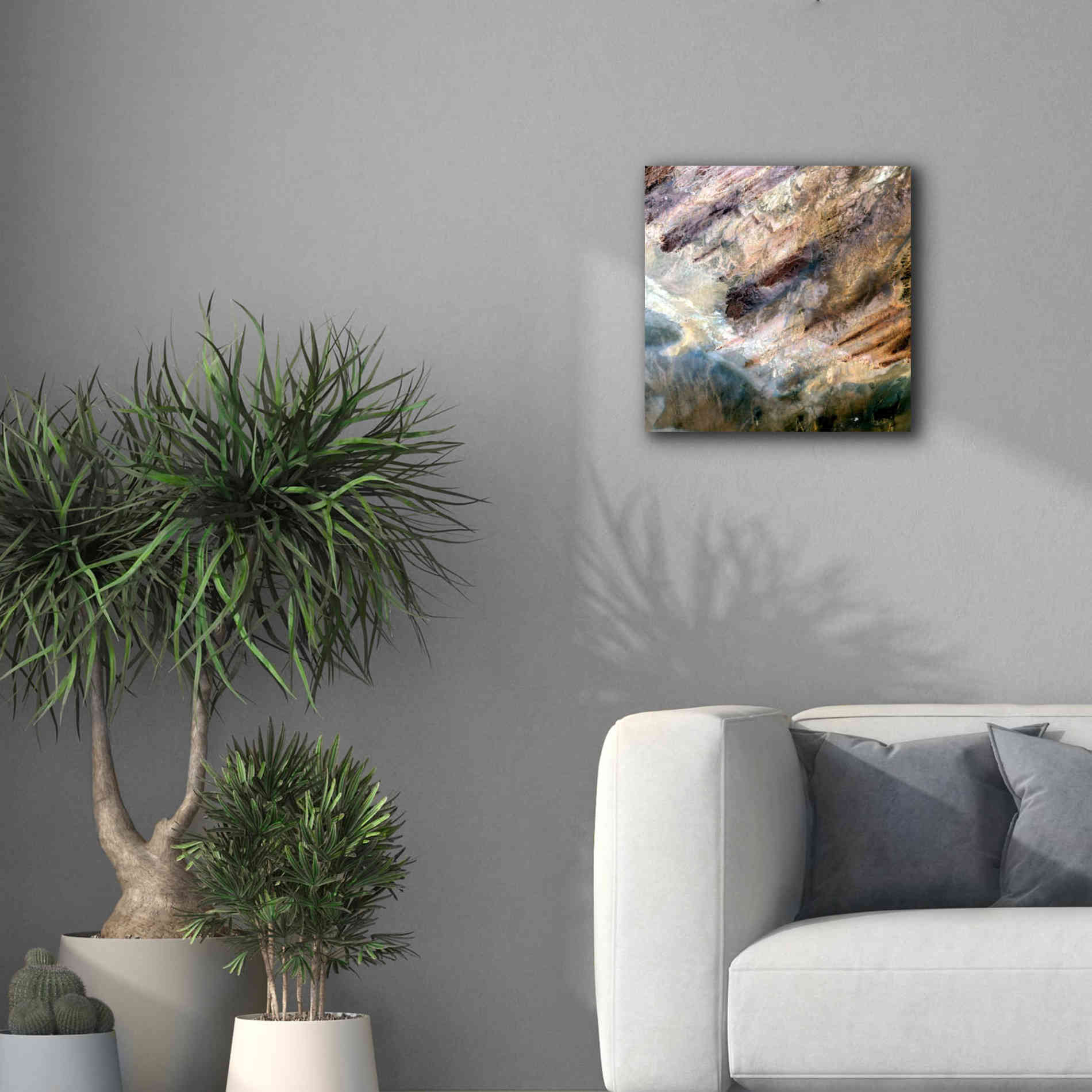 'Earth as Art: Impact,' Canvas Wall Art,18 x 18