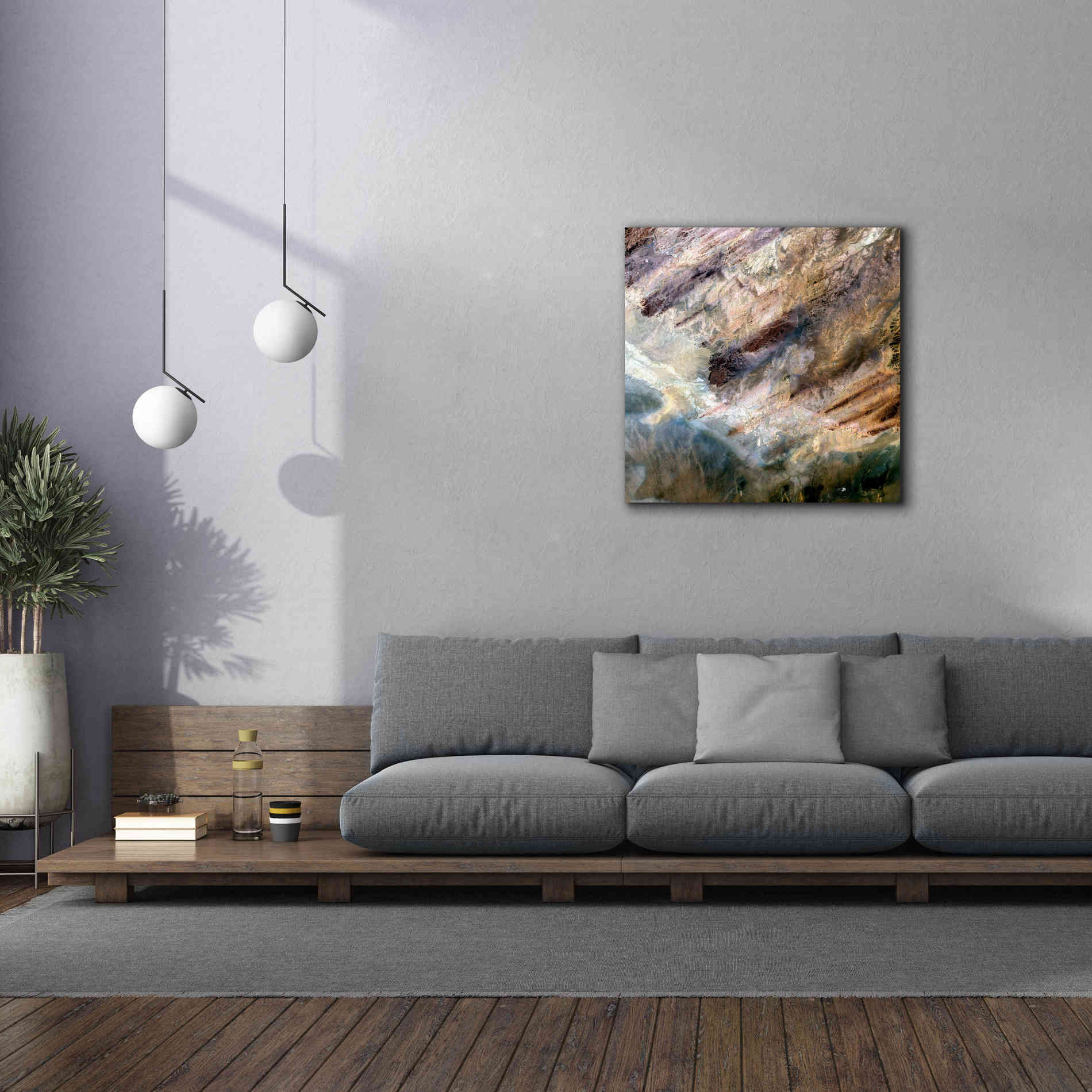 'Earth as Art: Impact,' Canvas Wall Art,37 x 37