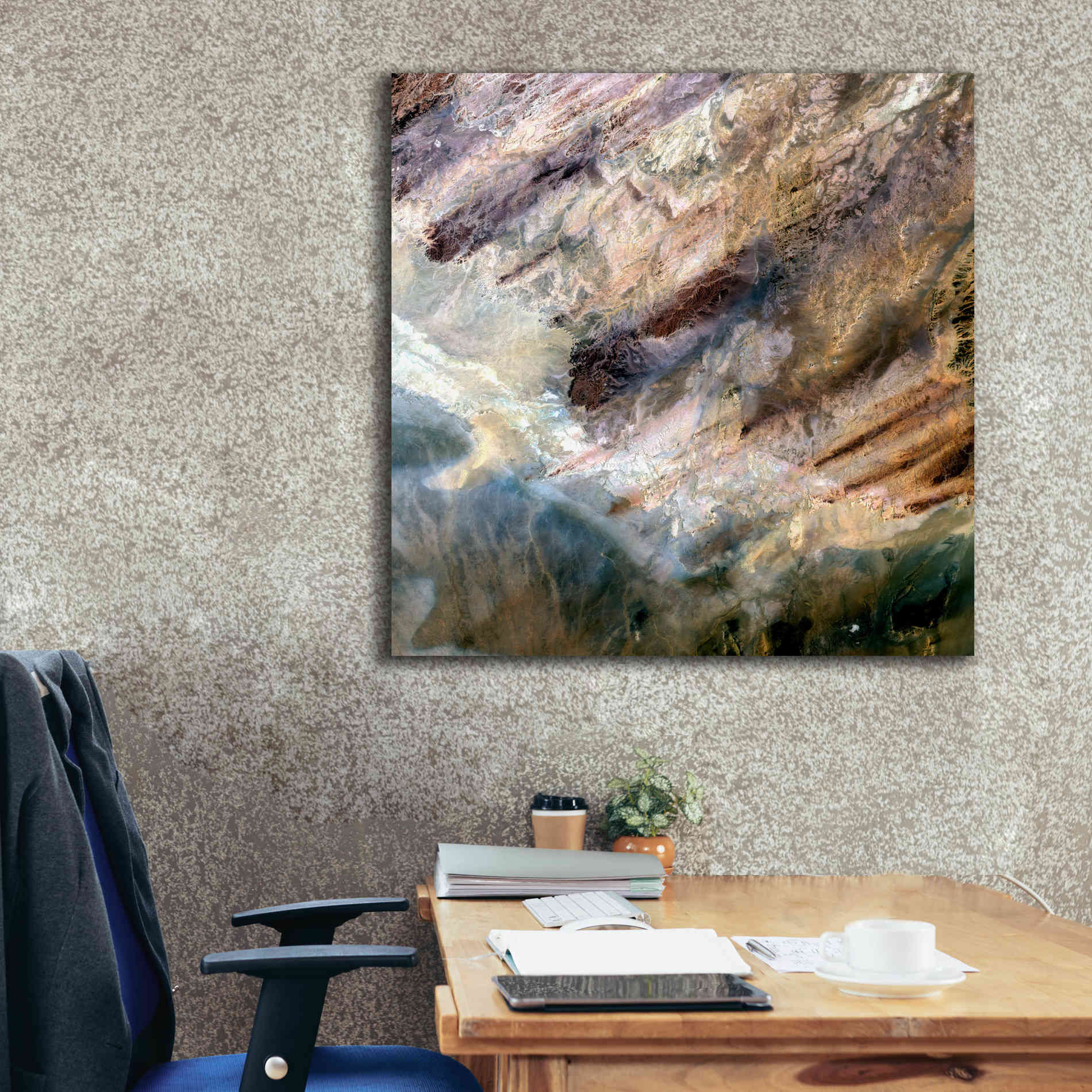 'Earth as Art: Impact,' Canvas Wall Art,37 x 37