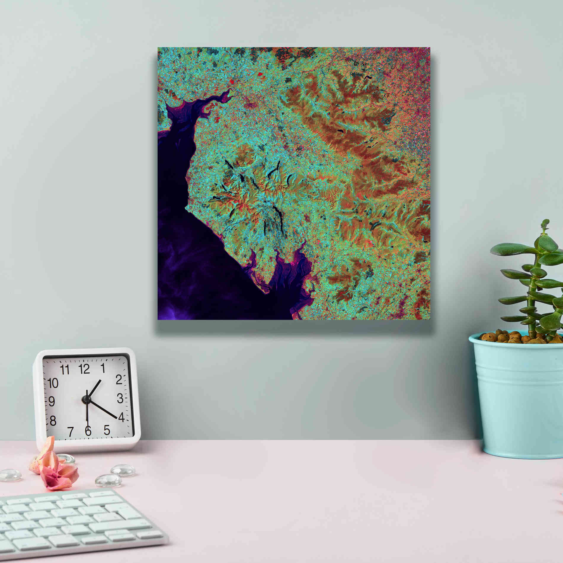 'Earth as Art: Lake District,' Canvas Wall Art,12 x 12