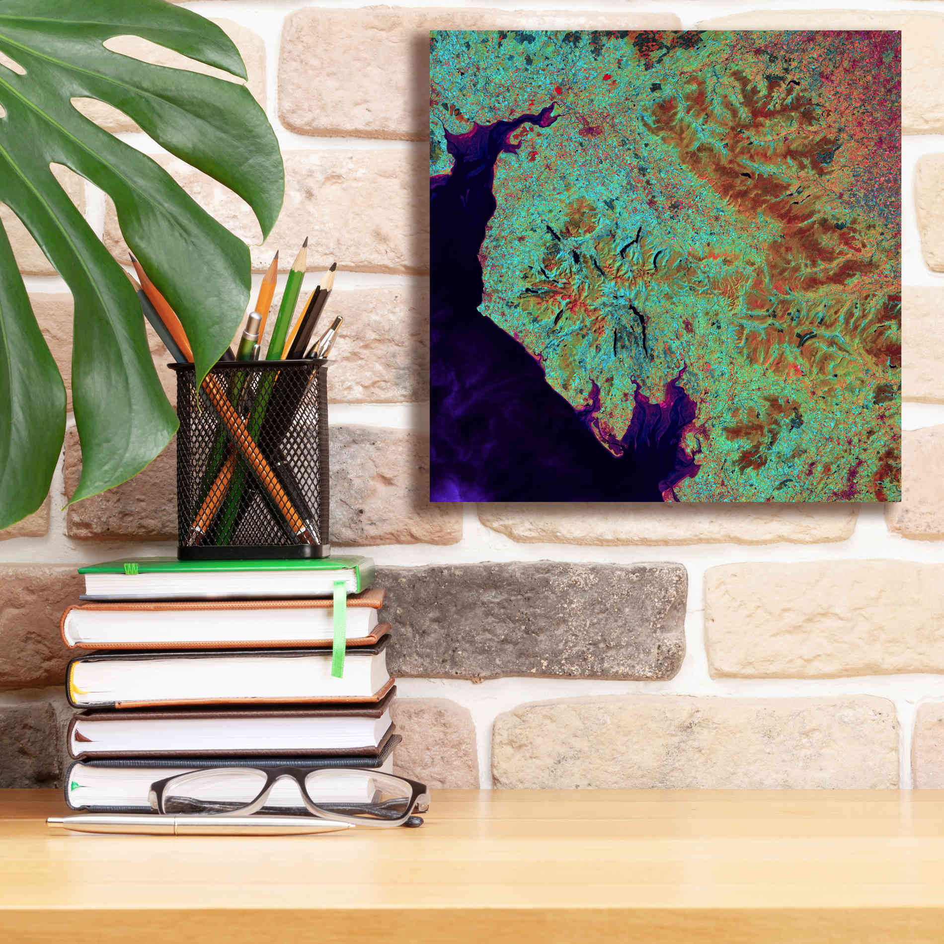 'Earth as Art: Lake District,' Canvas Wall Art,12 x 12