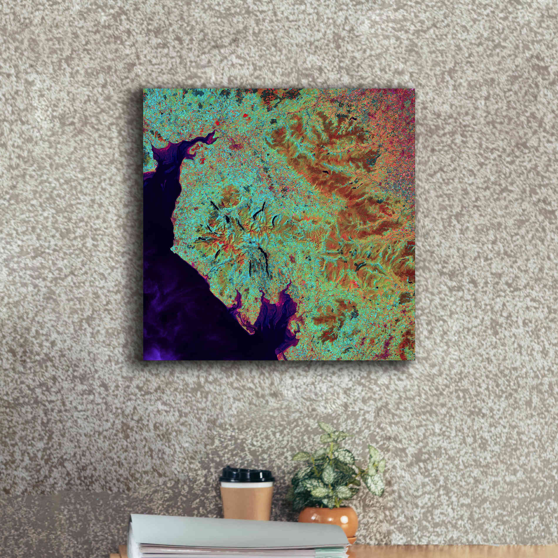 'Earth as Art: Lake District,' Canvas Wall Art,18 x 18