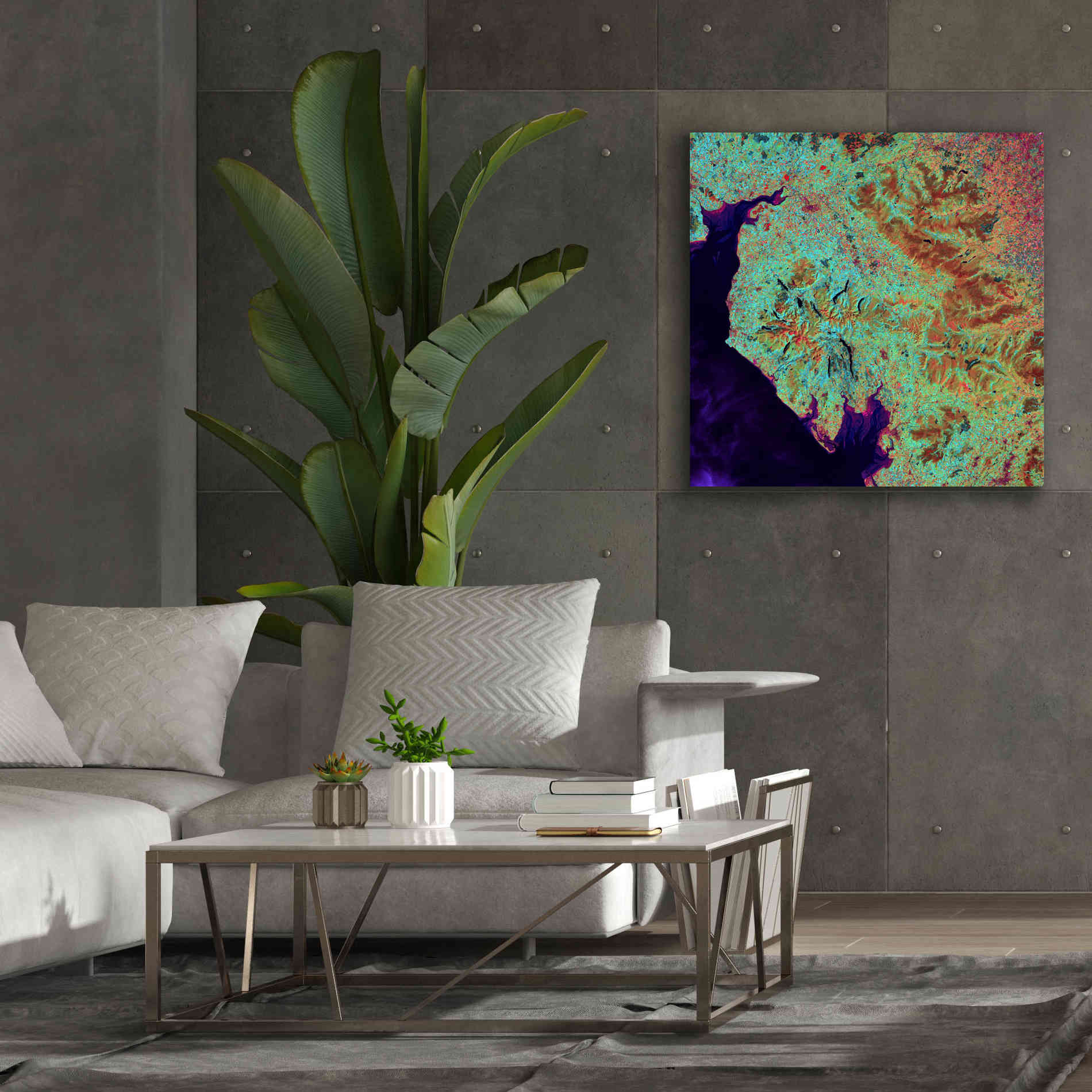 'Earth as Art: Lake District,' Canvas Wall Art,37 x 37