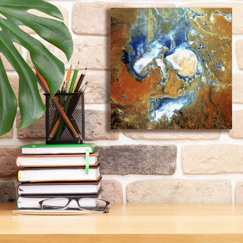 Image of 'Earth as Art: Lake Eyre,' Canvas Wall Art,12 x 12