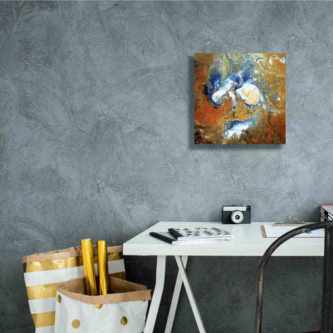 Image of 'Earth as Art: Lake Eyre,' Canvas Wall Art,12 x 12