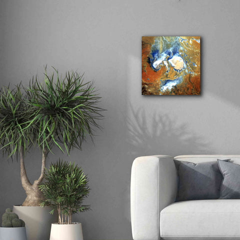 Image of 'Earth as Art: Lake Eyre,' Canvas Wall Art,18 x 18