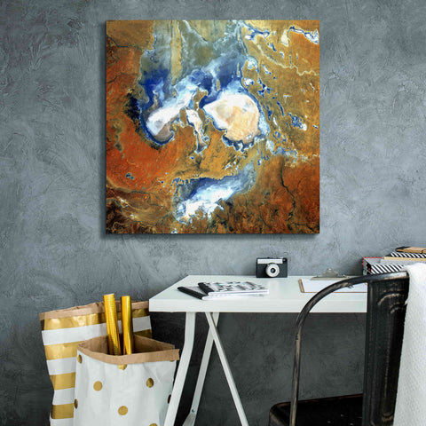 Image of 'Earth as Art: Lake Eyre,' Canvas Wall Art,26 x 26