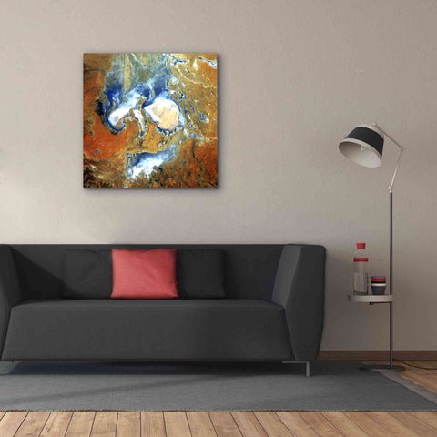 Image of 'Earth as Art: Lake Eyre,' Canvas Wall Art,37 x 37