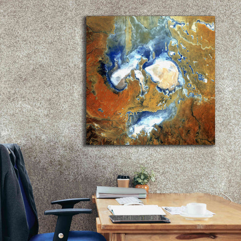 Image of 'Earth as Art: Lake Eyre,' Canvas Wall Art,37 x 37