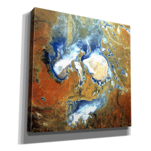 Image of 'Earth as Art: Lake Eyre,' Canvas Wall Art,12x12x1.1x0,18x18x1.1x0,26x26x1.74x0,37x37x1.74x0