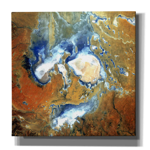 Image of 'Earth as Art: Lake Eyre,' Canvas Wall Art,12x12x1.1x0,18x18x1.1x0,26x26x1.74x0,37x37x1.74x0