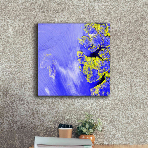 Image of 'Earth as Art: Meighen Island,' Canvas Wall Art,18 x 18