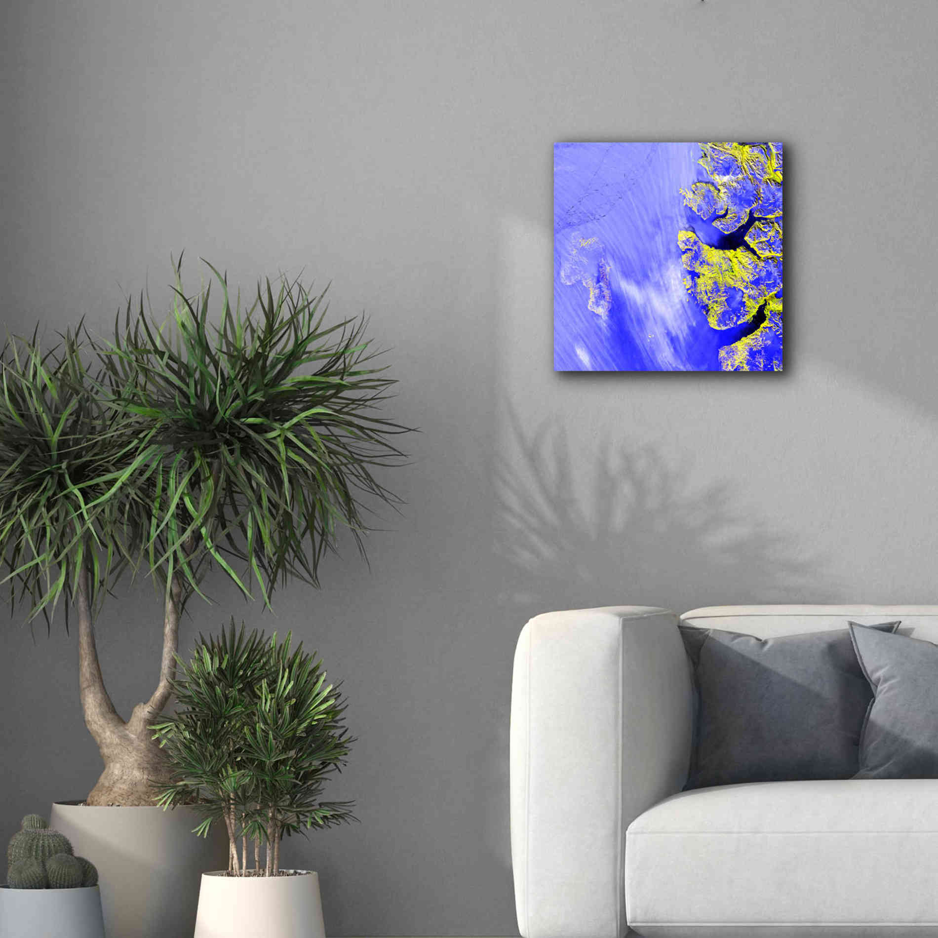 'Earth as Art: Meighen Island,' Canvas Wall Art,18 x 18
