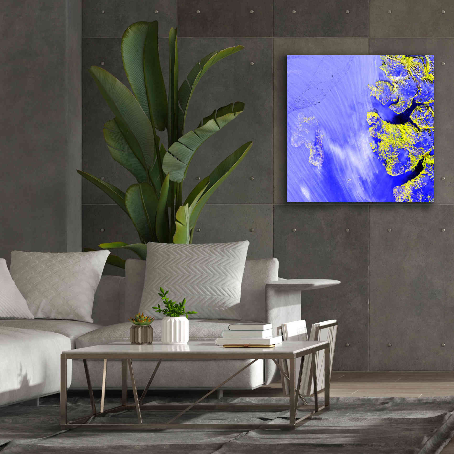 'Earth as Art: Meighen Island,' Canvas Wall Art,37 x 37